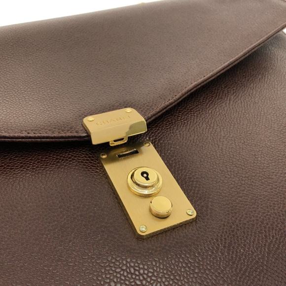 Auth Chanel - Dark Brown Caviar Skin #100126C98B - Picture 10 of 12
